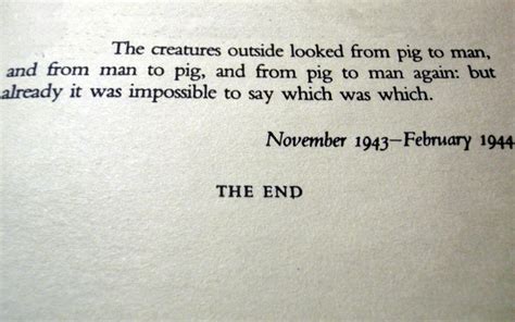 What Is The Last Line Of Animal Farm
